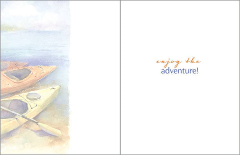 Birthday Greeting Card - Kayaks (GINA B DESIGNS)