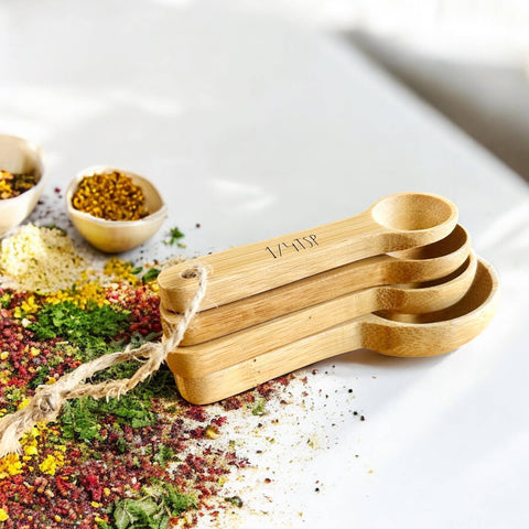 Bamboo Teaspoon Measuring Set (Bamboo Switch)