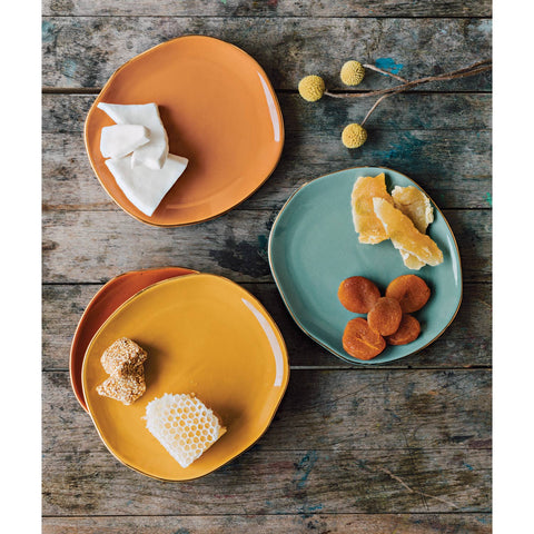 Dune Pebble Appetizer Plates Set of 4 (Danica)