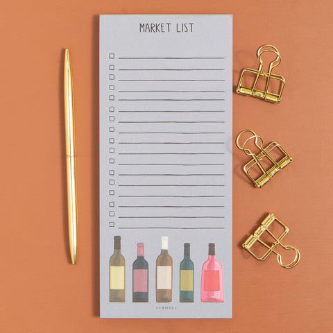 Wine Market List Notepad (1canoe2)