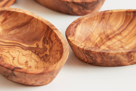Italian Olivewood Aperitivo Bowls - Set of 4 (Verve Culture)