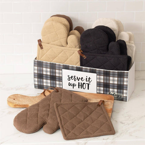 Oven Mitt and Pot Holder Bundle (Audrey's)