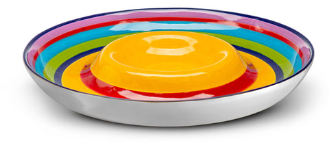 Kook Tinga Chip and Dip Serving Platter, Multicolor, 13 Inch (Kook)