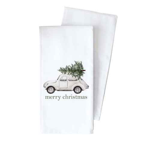 Tree Bug Tea Towel: White (Porter Lane Homes)