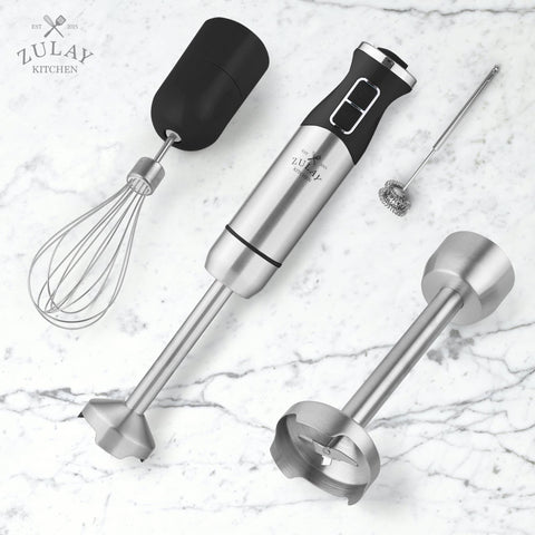 Immersion Blender Handheld: Black (Zulay Kitchen)