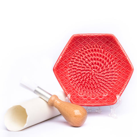 Red Ceramic Grater Set (The Grate Plate)