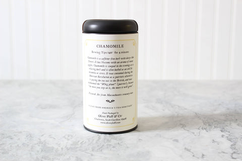 Chamomile - Caffeine Free  20 Teabags in Signature Tea Tin (Oliver Pluff & Company)
