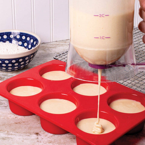 Baking Silicone Muffin Pan, 6 Cup (Mrs. Anderson)