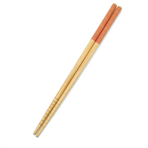 Bamboo Chopsticks - Set of 2 Red (Bamboo Switch)