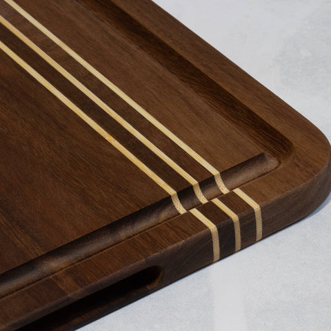 Rock & Branch Acacia Wood Cutting Board with Juice Groove Small (Totally Bamboo)