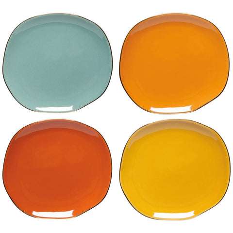 Dune Pebble Appetizer Plates Set of 4 (Danica)