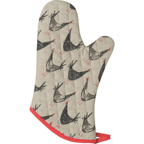 Chicken Scratch Oven Mitt (Danica)