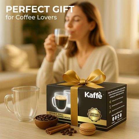 16oz Glass Coffee Mugs (Kaffe)