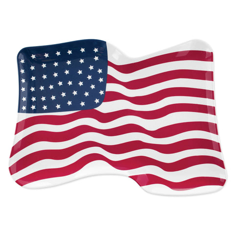 American Flag 16" Melamine Platter (Supreme Housewares)