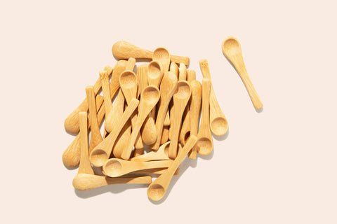 Mini Bamboo Salt Spoon Kitchen (Bamboo Switch)