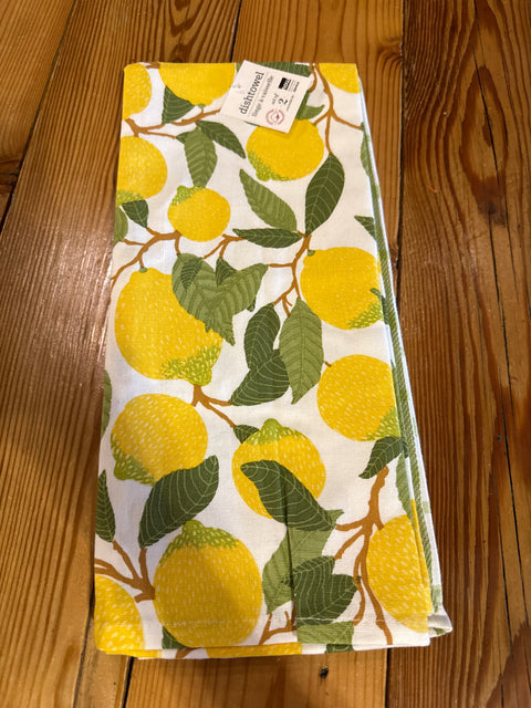 Lemons Dishtowel set of 2 (Danica)