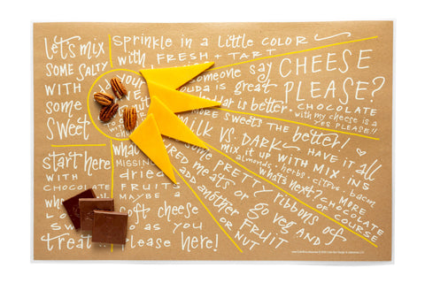 Charcuterie Cheat Sheet | Sunburst (Color Box Design & Letterpress)