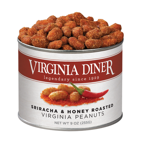 9 oz Sriracha and Honey Roasted Peanuts (Virginia Diner)