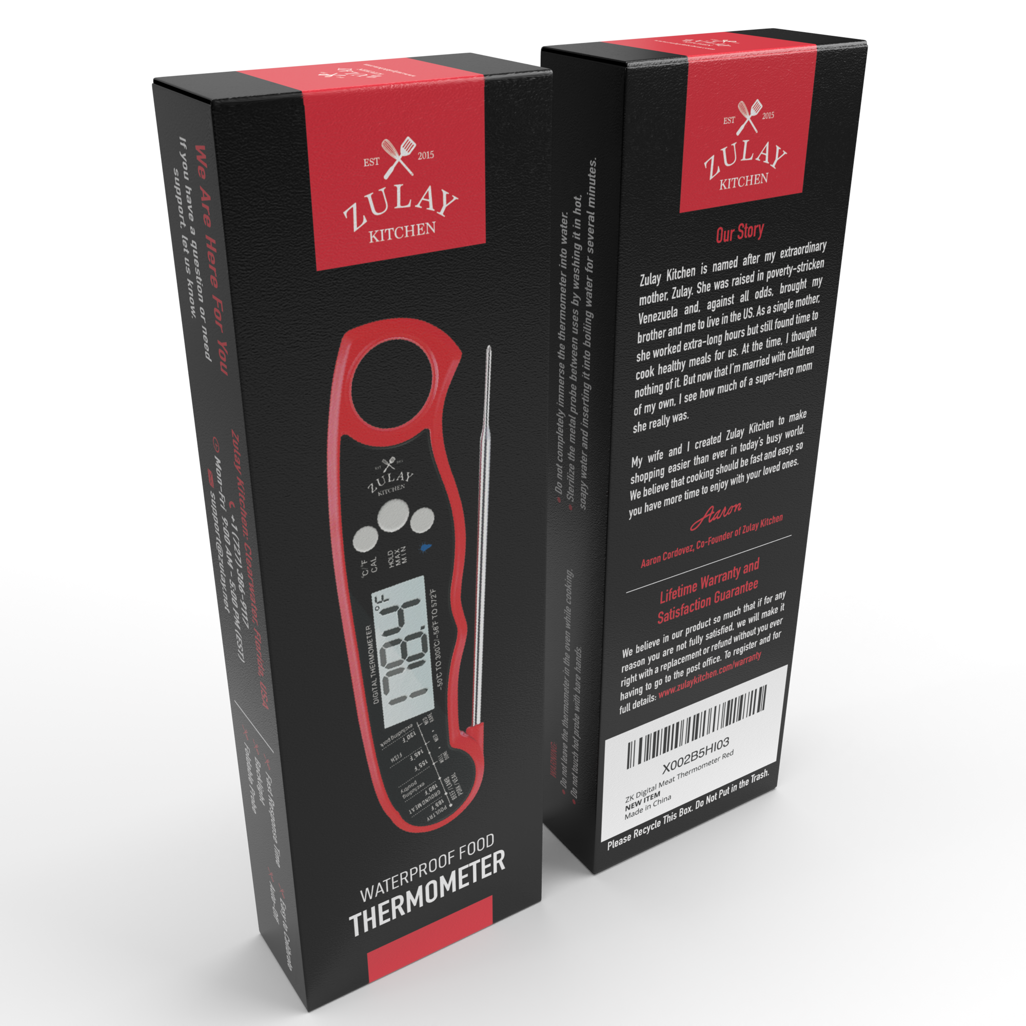 Zulay Kitchen Meat Thermometer