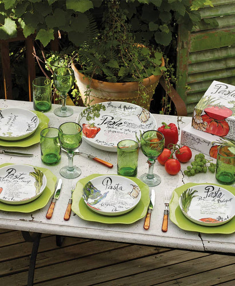 Pasta Italiana Bowls Tomato Set of 4 (Rosanna)