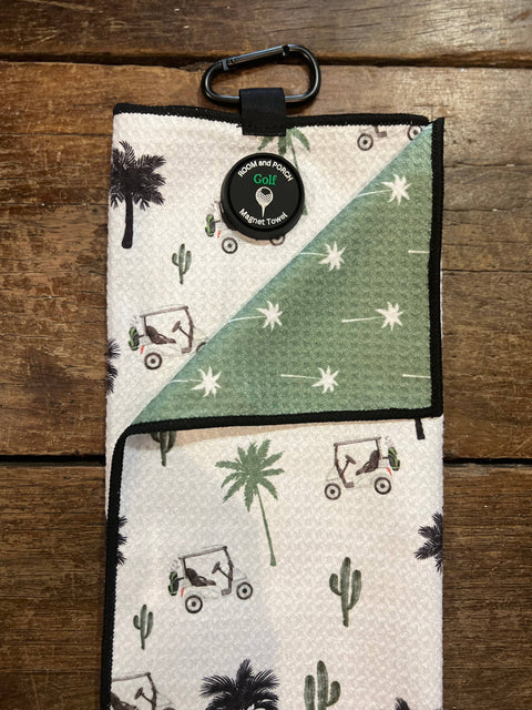 Palm Desert Golf Magnet Towel (ROOM and PORCH)