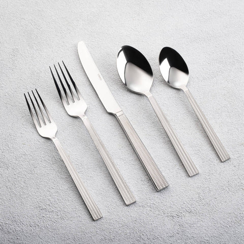 Topaz 18/10 SS 20 Pc Flatware Set with Gift Box (Vikko Crown)