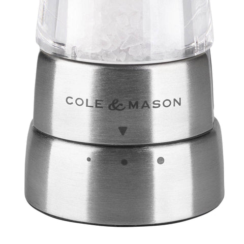 Derwent Salt & Pepper Mill Set, Stainless Steel (Cole & Mason)