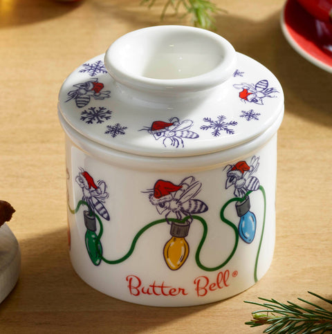 Holiday Honey Bee (Butter Bell Crock)