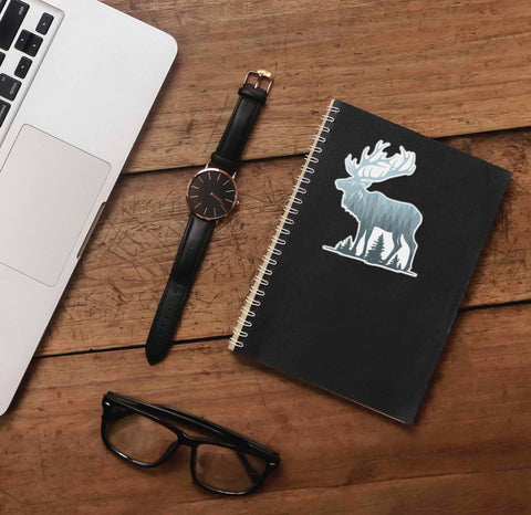 Mountain Forest Bull Elk Sticker (Sentinel Supply)
