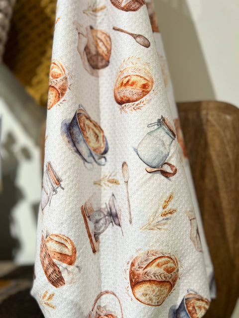 Sourdough White - Microfiber Tea Towel (ROOM and PORCH)