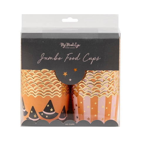 JUMBO Foil Witch Hats and Stars Baking Cups (My Mind’s Eye)