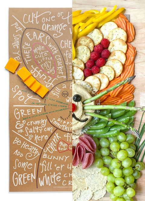 Charcuterie Cheat Sheet | Bunny (Color Box Design & Letterpress)