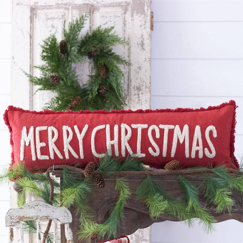 Pillow - Merry Christmas, Stone Washed (Audrey's)