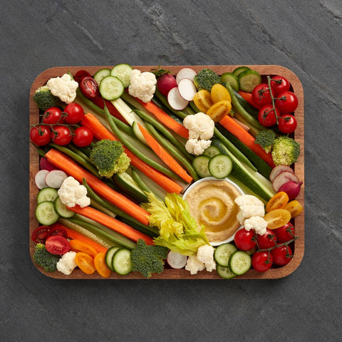 Acacia Cutting Board with white handles (Build A Board)