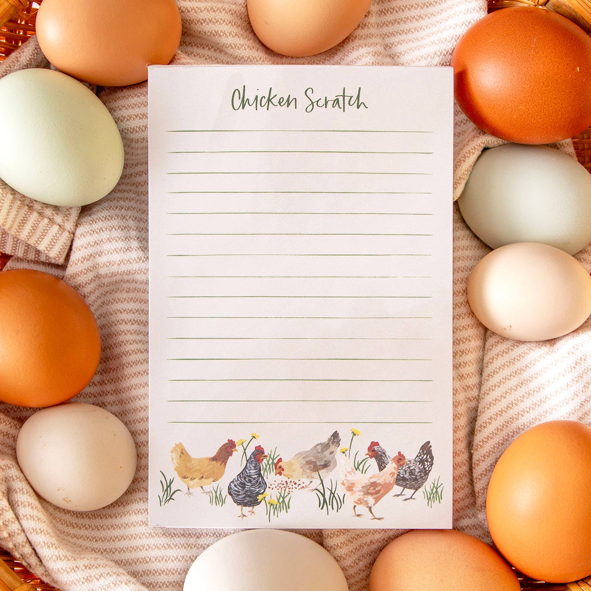 Chicken Scratch Notepad (1canoe2) – The Culinary Stone