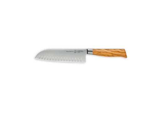 Oliva Elite Kullenschliff Santoku Knife - 7" (Messermeister)