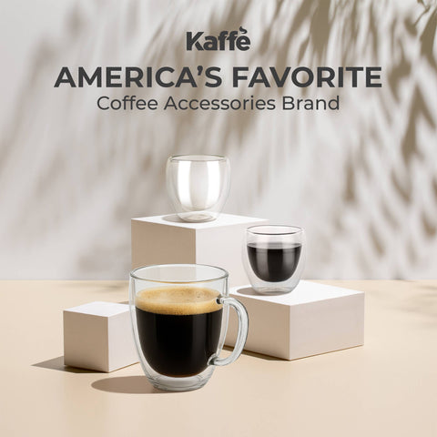 16oz Glass Coffee Mugs (Kaffe)