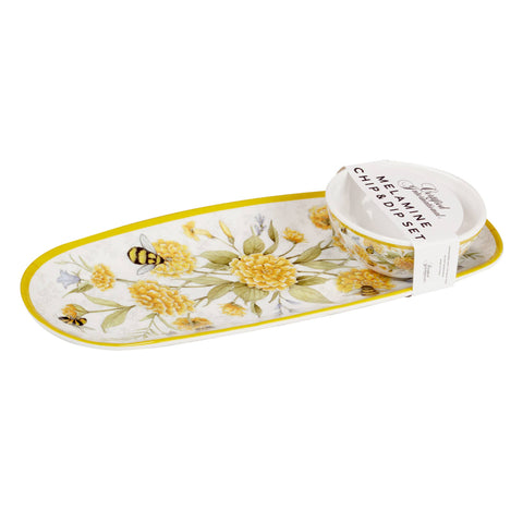 Bee Sweet Gift Melamine Oval Tray (Certified International)