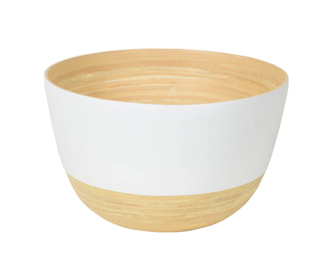 Matte Bamboo Mixing Bowl: White (Albert L. Punkt Inc.)