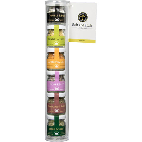 Salt Stacks - 6 Mini Salt Jars in Gift Pack (RITROVO)