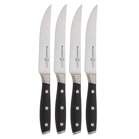 Avanta Fine Edge Steak Knife Set - Pom Handle - 4 Pc (Messermeister)