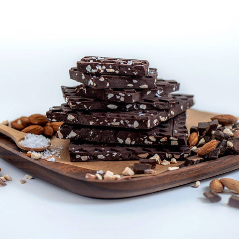 Sea Salt Almond 72 Dark (4oz) (Robinson Confections)
