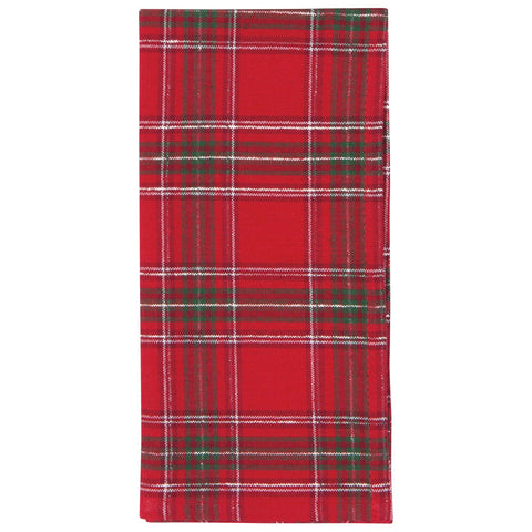 Christmas Plaid Woven Napkins (Danica)