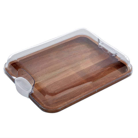 Acacia Cutting Board with white handles (Build A Board)