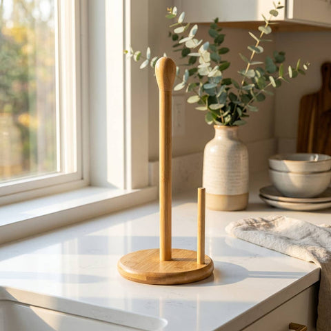 Bamboo Paper Towel Holder (Bamboo Switch)