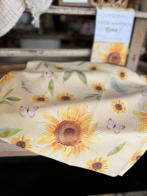 Sunflower - Microfiber Tea Towel (ROOM and PORCH)
