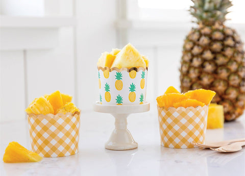 Gold Foil Pineapple Food Cups (My Mind’s Eye)