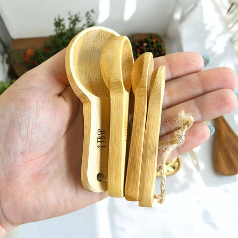 Bamboo Teaspoon Measuring Set (Bamboo Switch)
