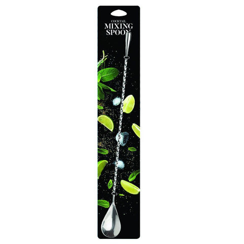 Bar Cocktail Mixing Spoon, 12in (HIC)