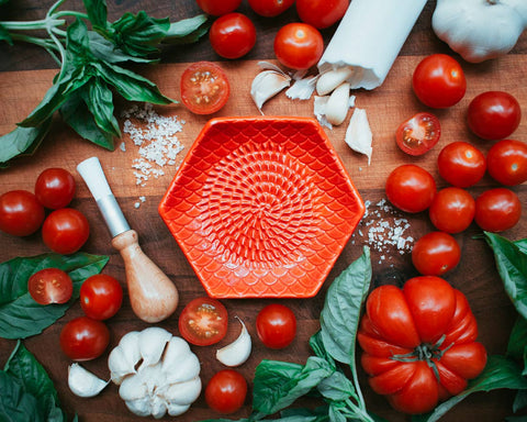 Red Ceramic Grater Set (The Grate Plate)
